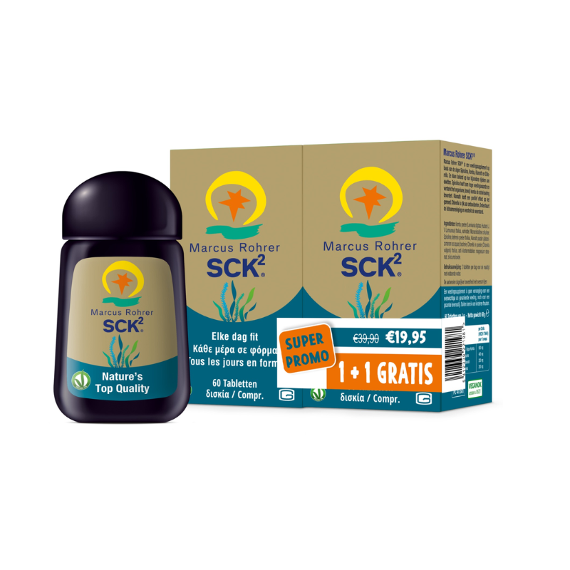 DUOPACK Marcus Rohrer Spirulina SCK2 - 1+1 GRATIS - 2x60 tabletten