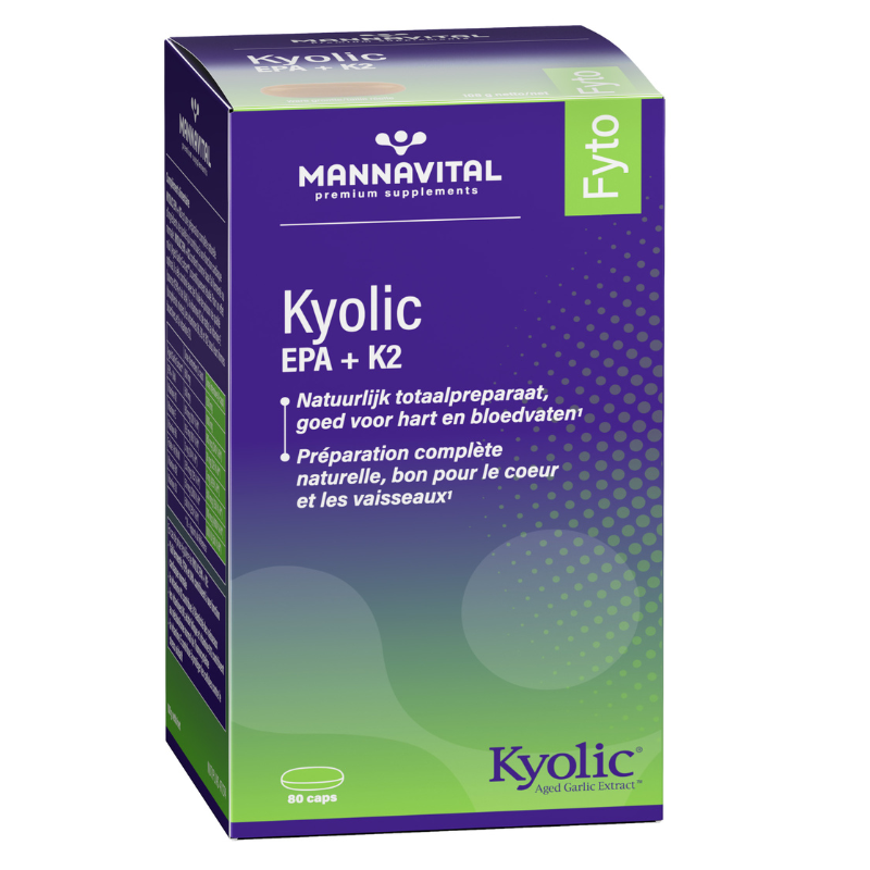 Mannavital Kyolic EPA + K2 - 80 caps
