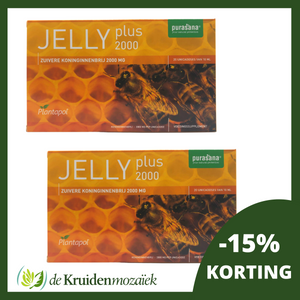 DUOPACK Jelly Plus Koninginnebrij 2000 mg energie Purasana - 2x20 ampullen (-15%)