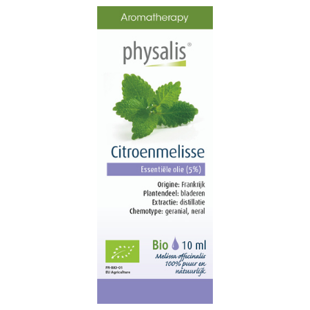 Physalis Citroenmelisse (5%) etherische olie Bio - 10 ml