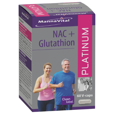 Mannavital NAC + Glutathion Platinum - 60 V-caps