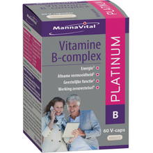 Afbeelding in Gallery-weergave laden, Mannavital Vitamine B-complex Platinum - 60 V-caps
