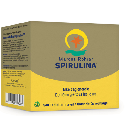 Marcus Rohrer Spirulina navulpak - 3x180 tabletten
