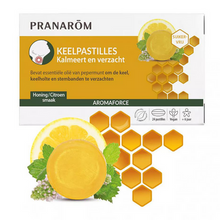 Afbeelding in Gallery-weergave laden, Pranarôm Aromaforce Keelpastilles honing/citroen suikervrij - 24 pastilles
