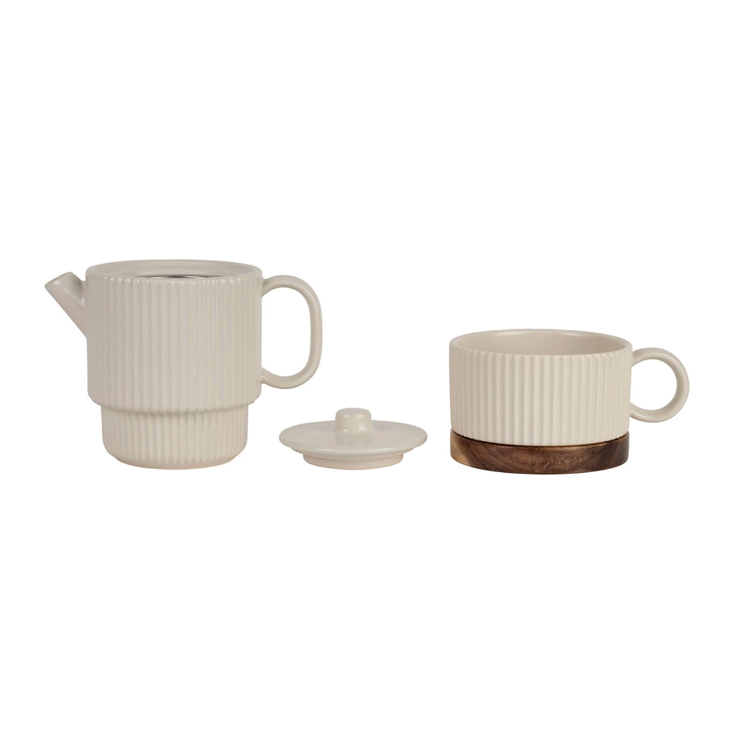 Theière tea for one ecru 45cl