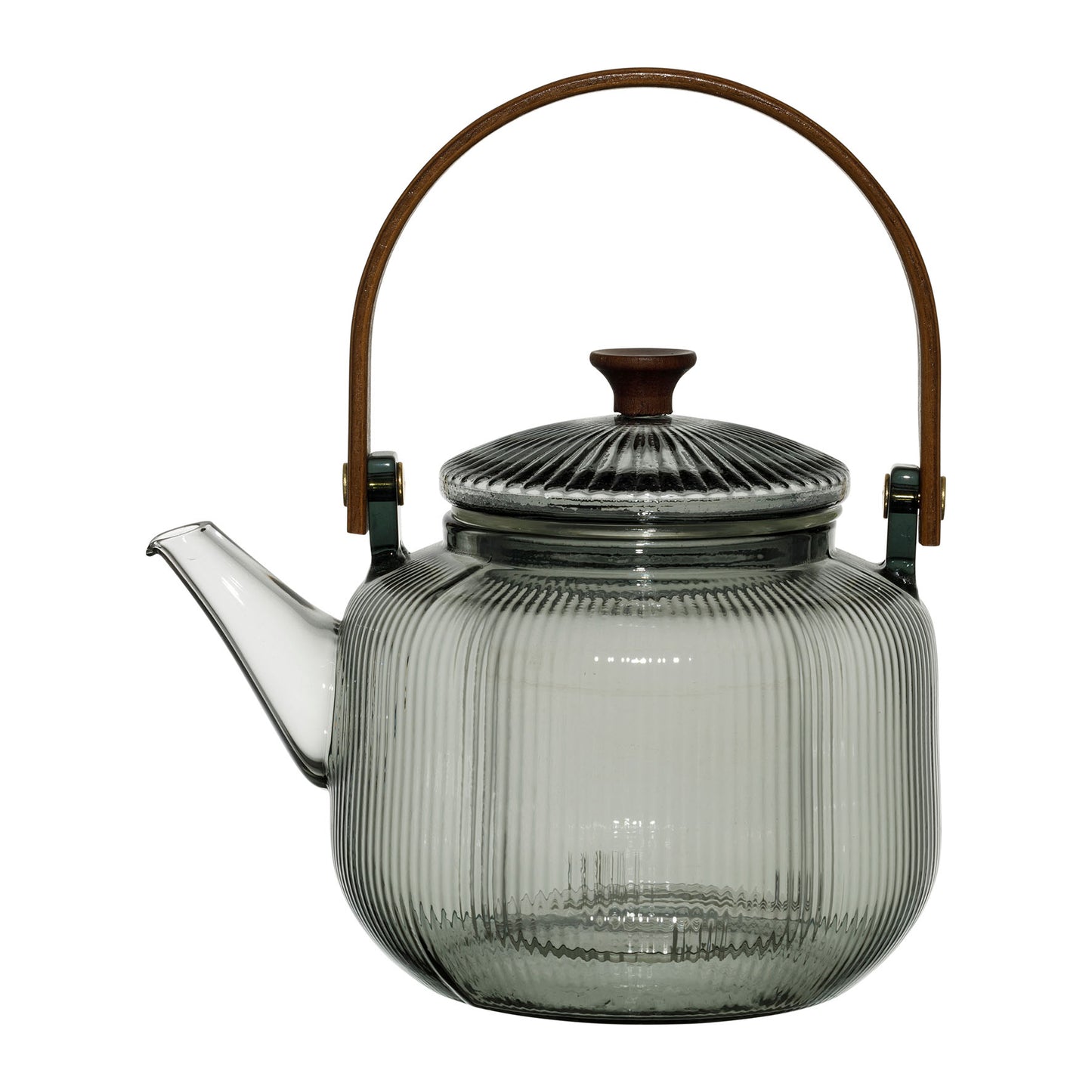 Theière green glass look 85cl