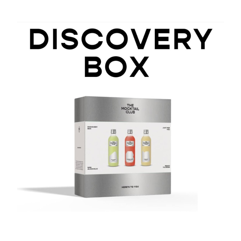 Aperobox non alcoholic The Mocktail club Giftbox "The Discovery box"