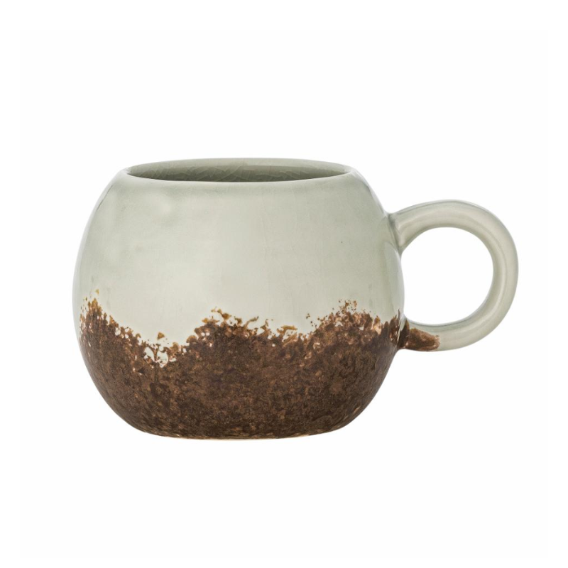 Mok met bruin detail