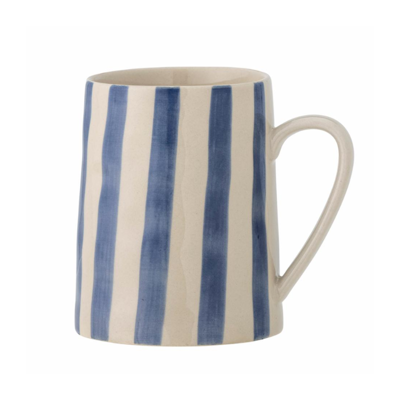 Mok met blauwe strepen