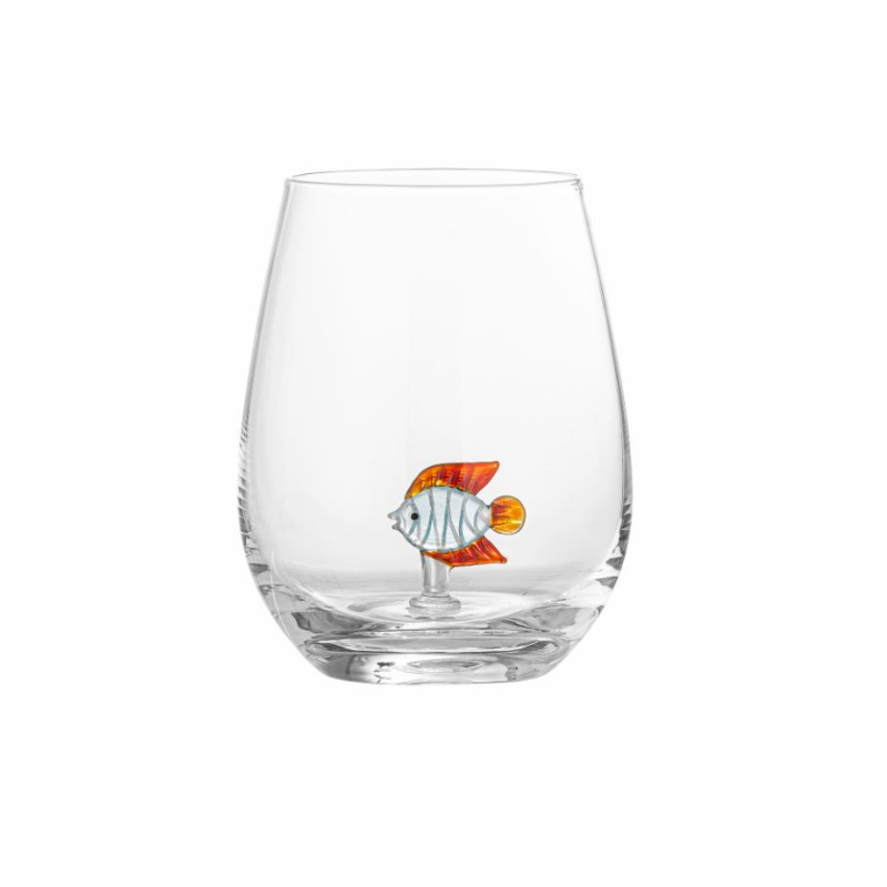 Misa glas met visje
