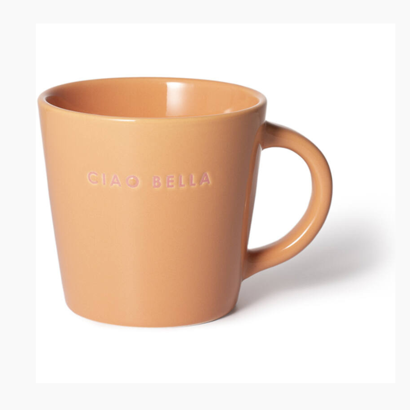 Mok cappuccino cup CIAO BELLA orange 250ml
