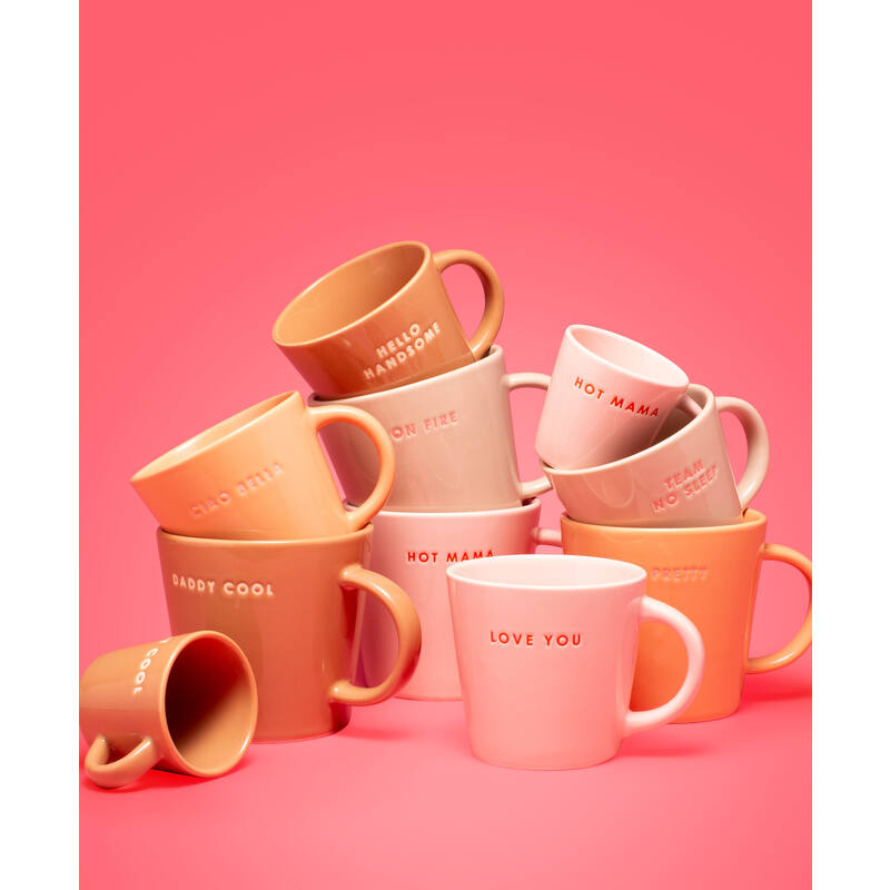Mok cappuccino cup CIAO BELLA orange 250ml