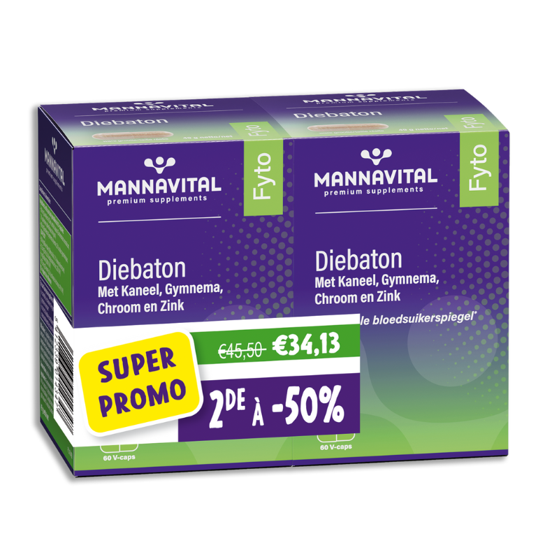 DUOPACK Diebaton Platinum Mannavital - 2x60 caps