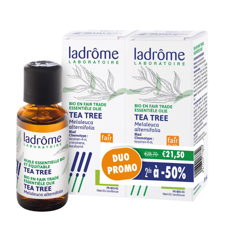 DUOPACK Ladrôme Tea Tree etherische olie 2e aan -50% - 2x30 ml
