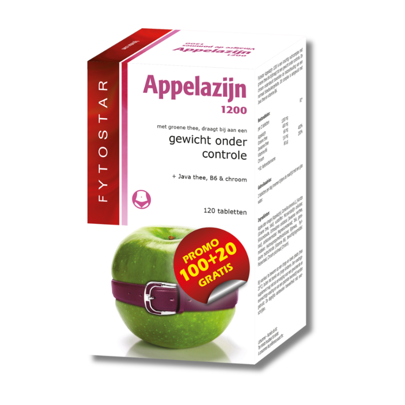 Fytostar Appelazijn 1200 - 60 of 120 caps