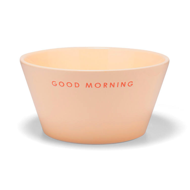 Keramieken bowl Good Morning (H: 7cm)