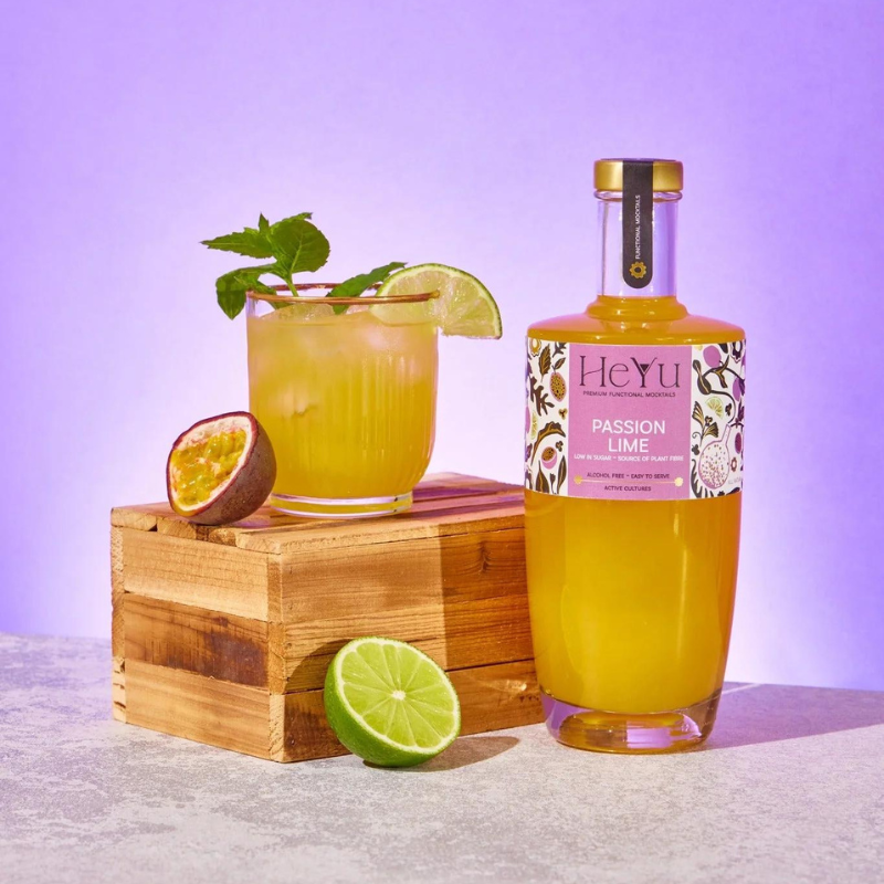 Aperobox Non alcoholic Heyu Passion Lime Mocktail  - 700 ml