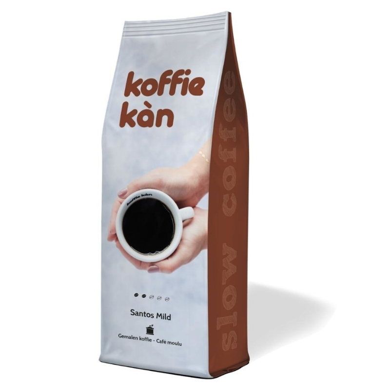 Koffie Kàn Santos Mild gemalen - 250 gr, 1 kg of 12x250 gr