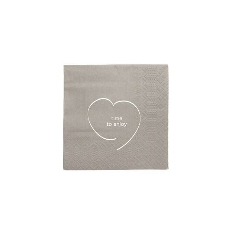 Servietten 'Time to enjoy'