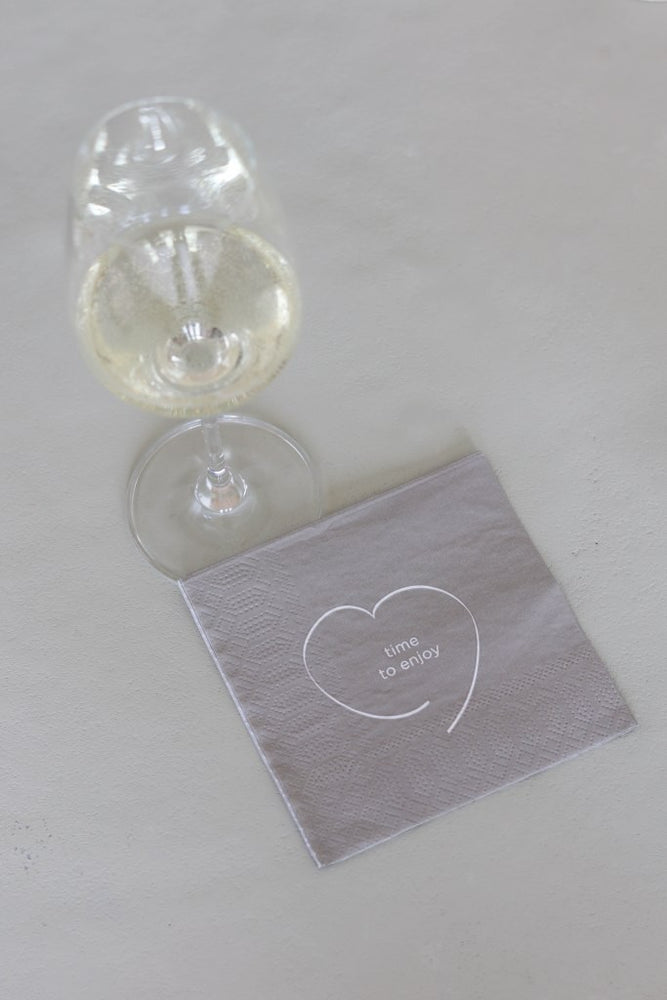 Servietten 'Time to enjoy'