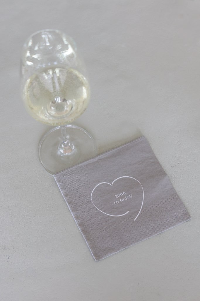Servietten 'Time to enjoy'