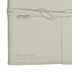 Notitieboekje Noah creme A5- Life is all about moments