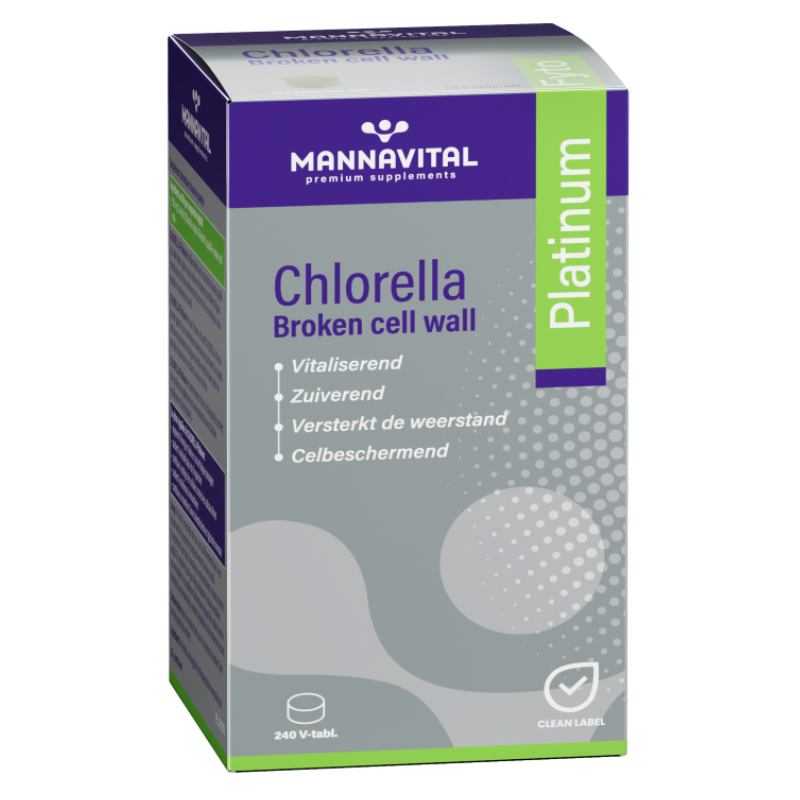 Mannavital Chlorella Platinum - 240 V-Tabl