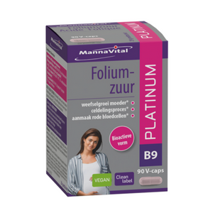 Mannavital Foliumzuur Platinum - 90 V-caps.