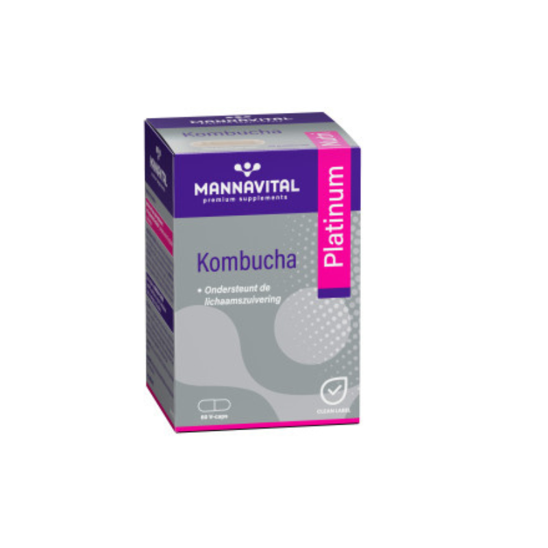Mannavital Kombucha Platinum - 60 V-caps