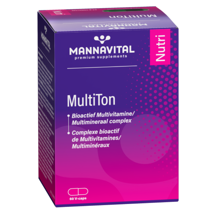 
                  
                    Mannavital MultiTon - 60 V-caps
                  
                