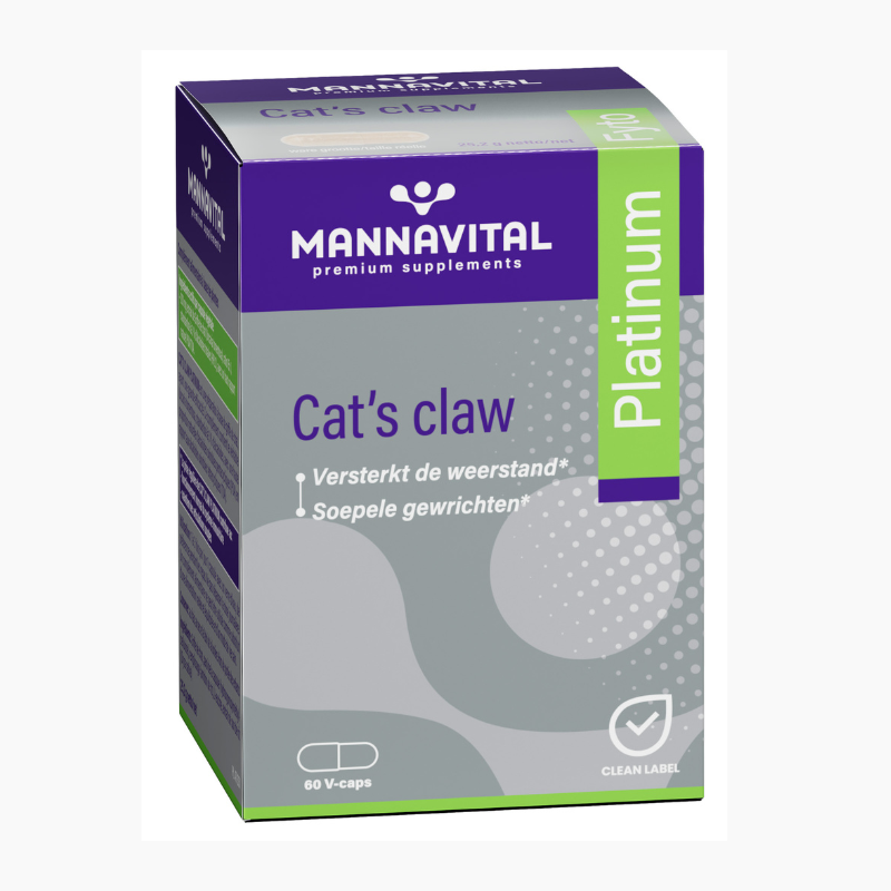 Mannavital Cat's Claw Platinum - 60 V-caps