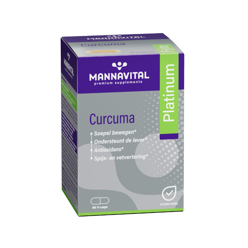 Mannavital Curcuma Platinum - 60 V-caps of 180 V-caps