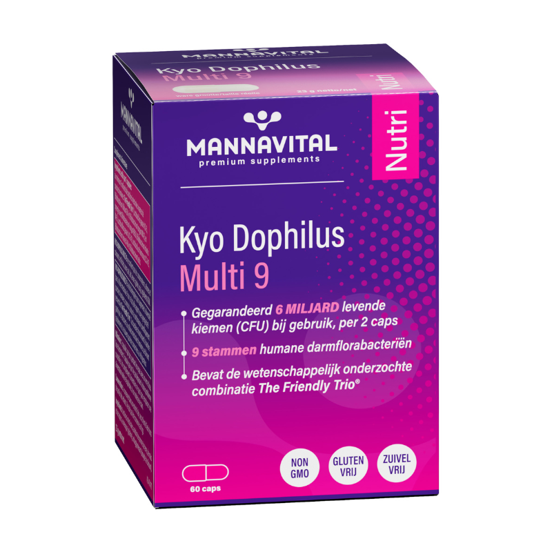 Mannavital Kyo Dophilus Multi 9 - 60 caps