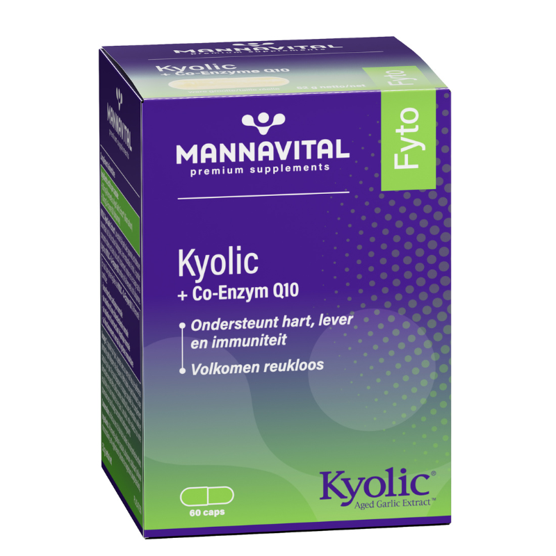 Mannavital Kyolic + Co Enzym Q10 - 60 caps