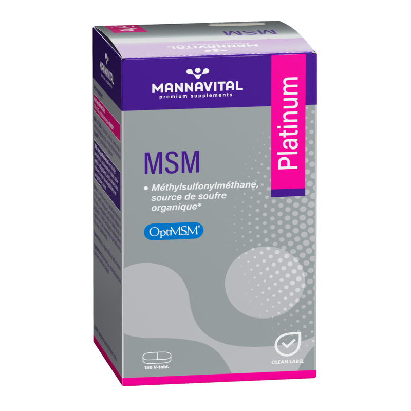 Mannavital MSM Platinum - 180 V-tabl.
