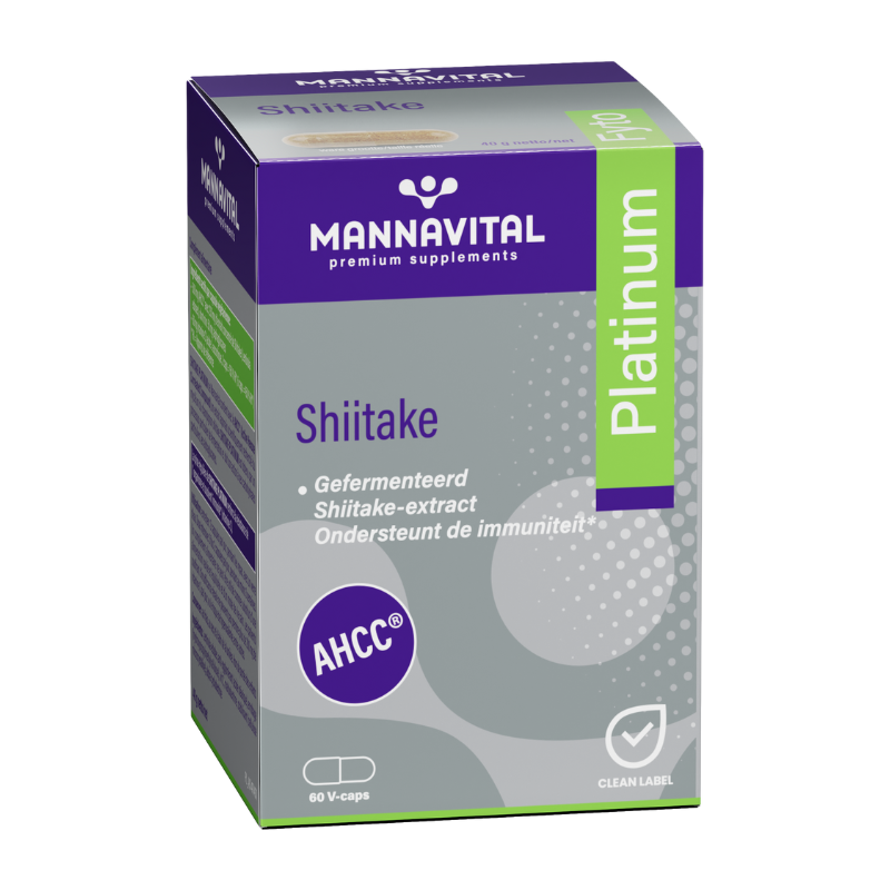 Mannavital Shiitake Platinum - 60 caps