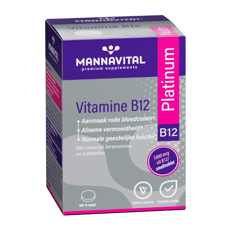 Mannavital Vitamine B12 Platinum - 60 tabl.