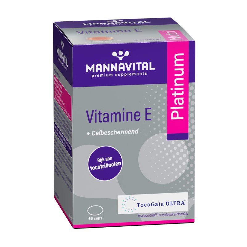 Mannavital Vitamine E Platinum - 60 caps
