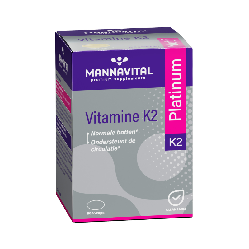 Mannavital Vitamine K2 Platinum - 60 caps