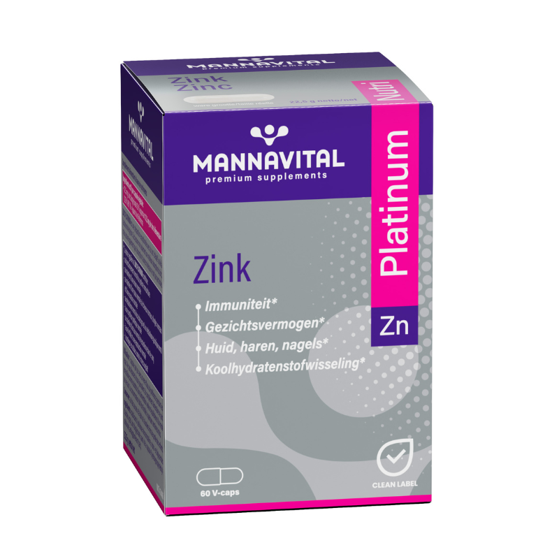 Mannavital Zink Platinum - 60 V-caps