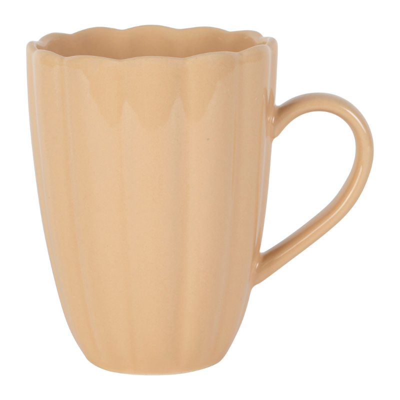 Mok theetas ruffle detail nude - 30cl