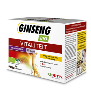 Ortis Ginseng Vitaliteit Bio - 20 x 15 ml