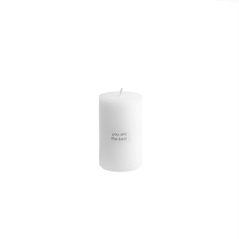 Kaars - You are wonderful - 5 x 5 x 8 cm