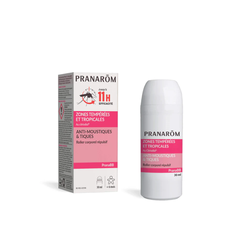 Pranarom PranaBB roller antimuggen en tekenwerend middel voor baby's - Bio - 30ml