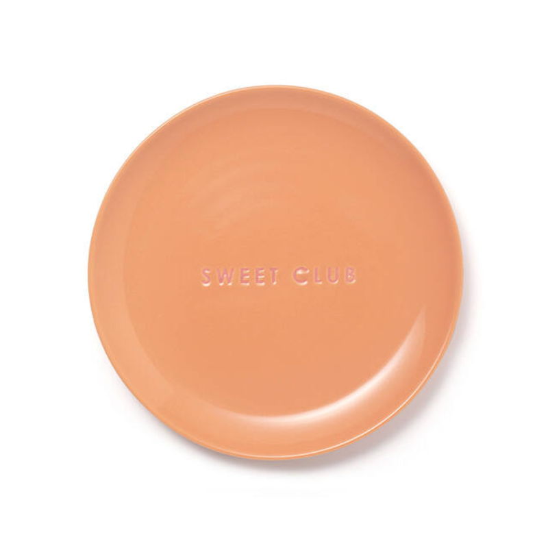 Keramieken taartbordje Sweet Club (16cm)