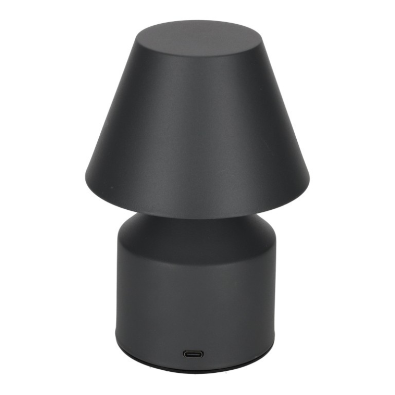 Tafellamp led grijs anthracite