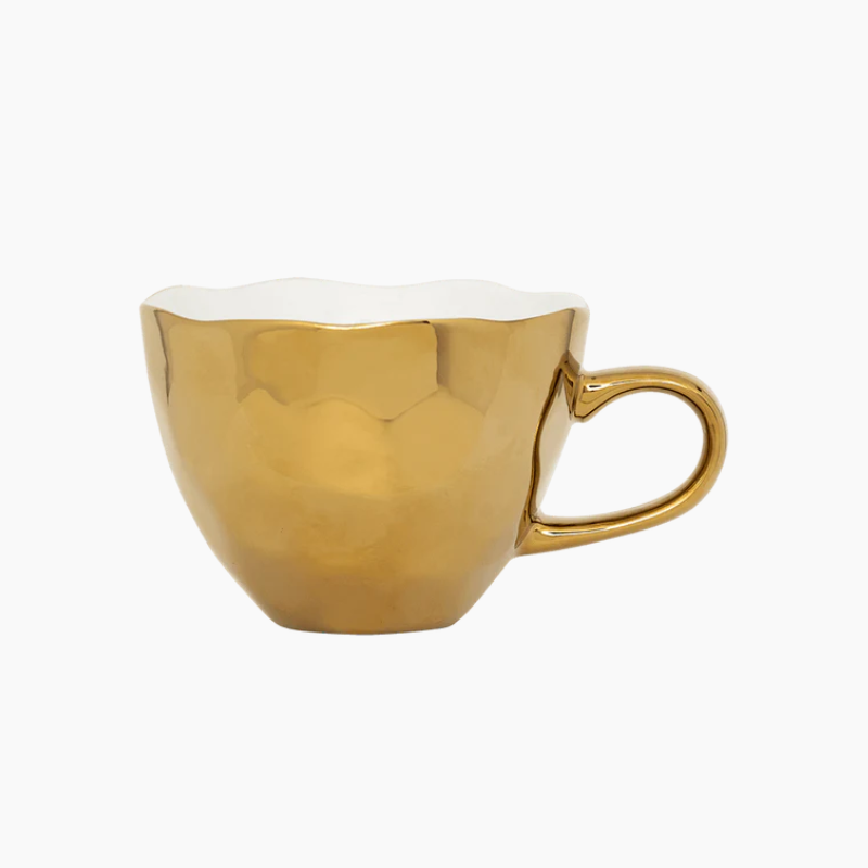 Good Morning kopje Cappuccino / Tea Ø11 cm gold