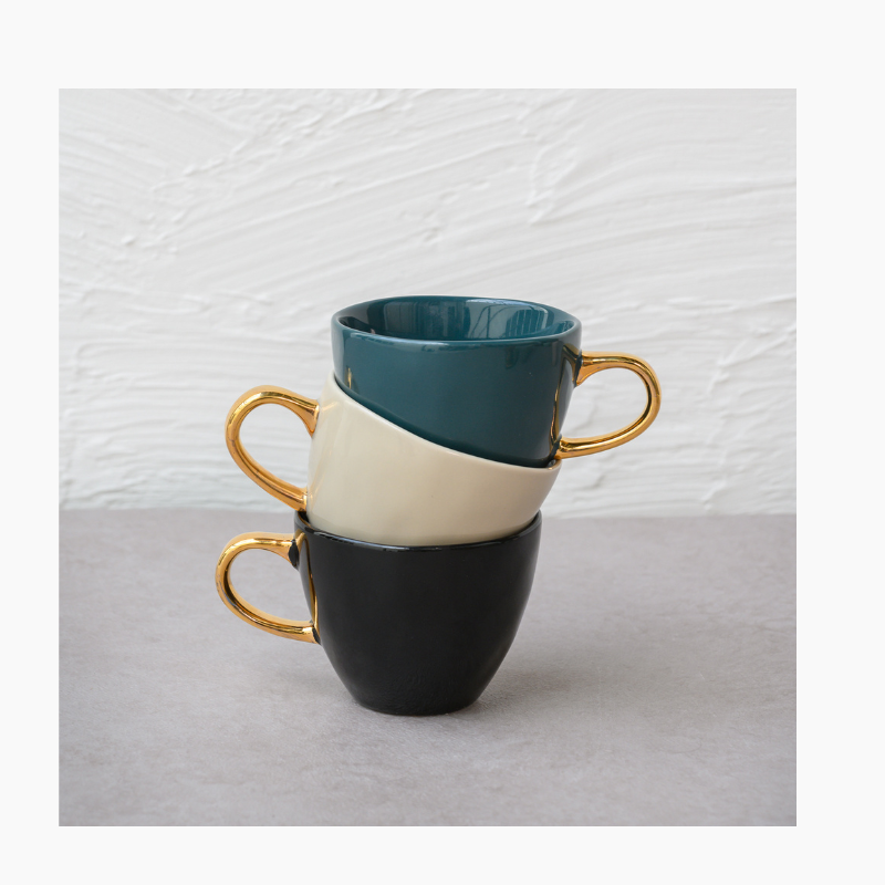 Good Morning Mok Coffee Ø8.5 cm taupe