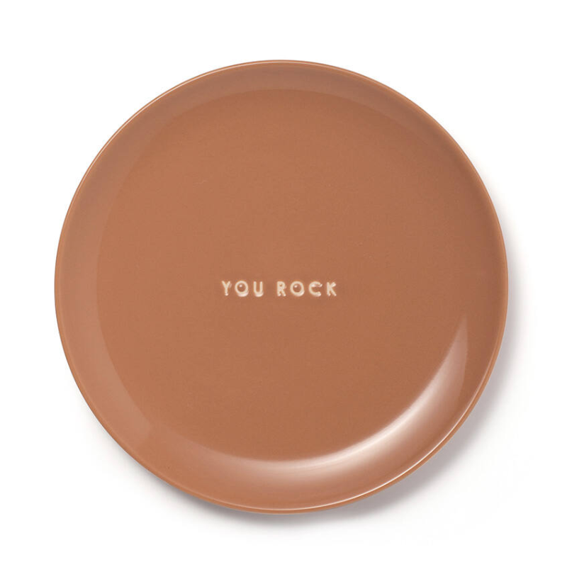 Keramieken ontbijtbord You Rock (22cm)