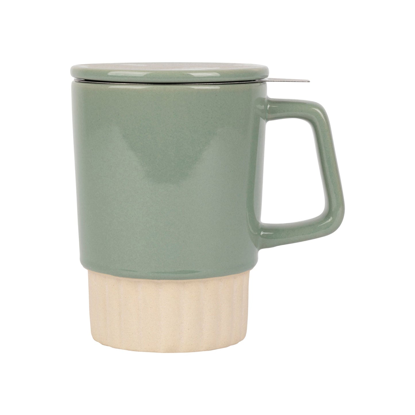 Theetas met filter groen